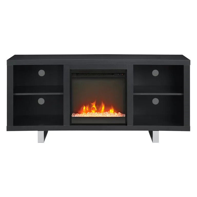 Walker Edison Simple Modern Fireplace TV Console! (NEW & ASSEMBLED!)
