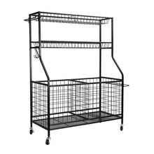 WORKPRO 36-inch-W x 16.5-inch-D x 46-inch Rolling Equipment Storage Freestanding Shelf, 150lb. Capacity, Steel! (NEW IN BOX)