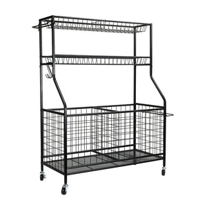WORKPRO 36-inch-W x 16.5-inch-D x 46-inch Rolling Equipment Storage Freestanding Shelf, 150lb. Capacity, Steel! (NEW IN BOX)