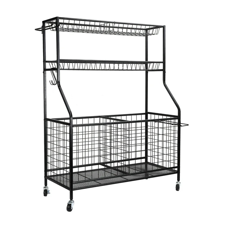 WORKPRO 36-inch-W x 16.5-inch-D x 46-inch Rolling Equipment Storage Freestanding Shelf, 150lb. Capacity, Steel! (NEW IN BOX)