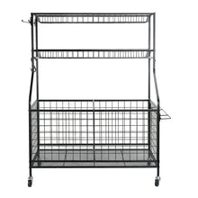 WORKPRO 36-inch-W x 16.5-inch-D x 46-inch Rolling Equipment Storage Freestanding Shelf, 150lb. Capacity, Steel! (NEW IN BOX)