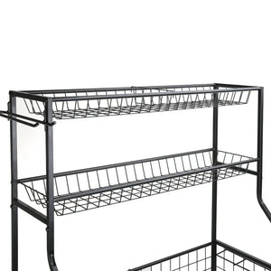 WORKPRO 36-inch-W x 16.5-inch-D x 46-inch Rolling Equipment Storage Freestanding Shelf, 150lb. Capacity, Steel! (NEW IN BOX)