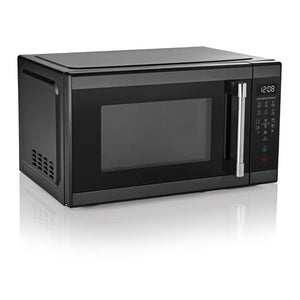 Hamilton Beach 1.1 cu ft CounterTop Microwave Oven, 1000 Watts, Black Stainless Steel! (NEW OUT OF BOX - SMALL DENT ON BACK)!!