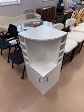 Bar Cabinet, 2 Doors, 8 Wine Bottle Compartments! (NEW - ASSEMBLED - MINOR DAMAGE!)