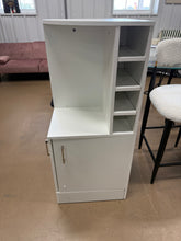 Bar Cabinet, 2 Doors, 8 Wine Bottle Compartments! (NEW - ASSEMBLED - MINOR DAMAGE!)