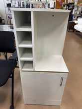 Bar Cabinet, 2 Doors, 8 Wine Bottle Compartments! (NEW - ASSEMBLED - MINOR DAMAGE!)