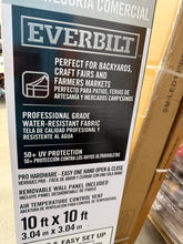 Everbilt 10 ft. x 10 ft. White Commercial Instant Canopy-Pop Up Tent (BRAND NEW) With  1 removable wall panel included