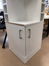 Bar Cabinet, 2 Doors, 8 Wine Bottle Compartments! (NEW - ASSEMBLED - MINOR DAMAGE!)