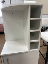 Bar Cabinet, 2 Doors, 8 Wine Bottle Compartments! (NEW - ASSEMBLED - MINOR DAMAGE!)
