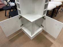 Bar Cabinet, 2 Doors, 8 Wine Bottle Compartments! (NEW - ASSEMBLED - MINOR DAMAGE!)