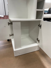 Bar Cabinet, 2 Doors, 8 Wine Bottle Compartments! (NEW - ASSEMBLED - MINOR DAMAGE!)