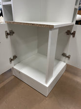 Bar Cabinet, 2 Doors, 8 Wine Bottle Compartments! (NEW - ASSEMBLED - MINOR DAMAGE!)
