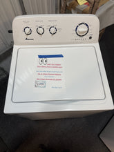 Amana 3.8-cu ft High Efficiency Agitator Top-Load Washer (White)!! NEW(DENTED ON SIDE FROM SHIPPING)!!