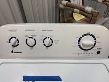 Amana 3.8-cu ft High Efficiency Agitator Top-Load Washer (White)!! NEW(DENTED ON SIDE FROM SHIPPING)!!