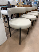 Faux Leather Upholstered Side Dining Chairs, Set of 4! (NEW)