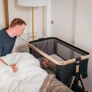 Monbebe Suite Slumber Height Adjustable Baby Bassinet, Urban Boho**New in box**