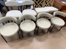 Faux Leather Upholstered Side Dining Chairs, Set of 4! (NEW)