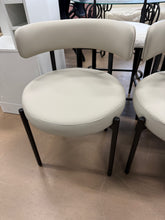 Faux Leather Upholstered Side Dining Chairs, Set of 4! (NEW)