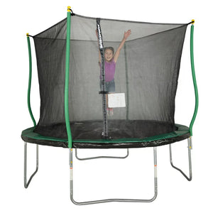 Bounce Pro 10' Trampoline, Flash Light Zone, Classic Safety Enclosure, Green/Black! (NEW IN BOX)