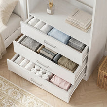 Freestanding Small 24" Closet System With 3 Wood Drawers, White! (NEW IN BOX)