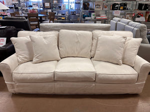 !!PRICE SLASHED!!  Whitlocke Slipcover Sofa! (NEW - NEVER USED - HAS SOME DIRTY SPOTS FROM SHIPPING - WRAPPED!)