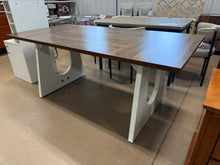 Roesler Brown Wood 70.86 in. Pedestal Base Large Rectangular Dining Table Kitchen Table for Dining Room Seats 8! (NEW & ASSEMBLED)