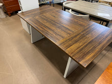 Roesler Brown Wood 70.86 in. Pedestal Base Large Rectangular Dining Table Kitchen Table for Dining Room Seats 8! (NEW & ASSEMBLED)