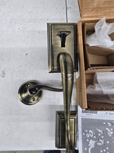 Schlage F60 ADD 625 Addison Exterior/Interior Handle/Knob Set, with Deadbolt, Antique Bronze! (NEW IN BOX)