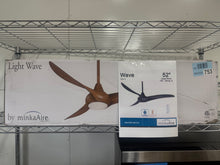 Minka Aire 52" Wave 3 - Blade LED Propeller Ceiling Fan with Remote Control and Light Kit Included, BLACK -WE DO NOT SHIP!!