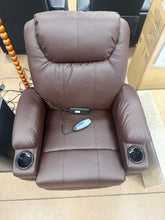Deonn 34 Wide Power Lift Recliner Chair PU Leather with Massage Ergonomic