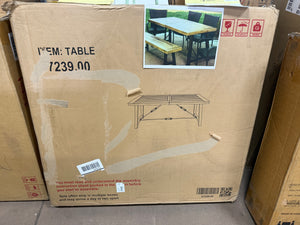 Noble House Acacia Wood Dining Table, Teak Finish!! (TABLE ONLY)NEW IN BOX!!