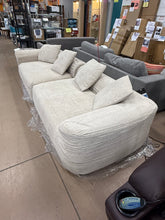 120'' Chenille Sofa Deep Seat Compression Couch with 4 Pillows Modern Living Room Sofa - WE DO NOT SHIP!!