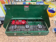 VINTAGE COLEMAN 3-BURNER CAMPING STOVE!! (USED – TESTED & WORKING!) 🔥