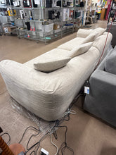 120'' Chenille Sofa Deep Seat Compression Couch with 4 Pillows Modern Living Room Sofa - WE DO NOT SHIP!!