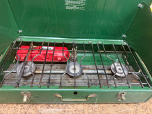 VINTAGE COLEMAN 3-BURNER CAMPING STOVE!! (USED – TESTED & WORKING!) 🔥