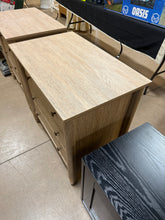 My Texas House Monroe 3 Drawer Nightstand with USB, Brushed Oak Finish!! NEW & ASSEMBLED!!