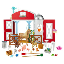 Barbie Sweet Orchard Farm Playset with Barn, Horse, 10 Farm Animals & 15 Accessories, Moving Pieces**New in box**
