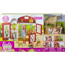 Barbie Sweet Orchard Farm Playset with Barn, Horse, 10 Farm Animals & 15 Accessories, Moving Pieces**New in box**