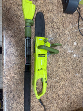 SUN JOE 2-IN-1 ELECTRIC CHAINSAW & POLE SAW!! (USED - WORKS GREAT!)