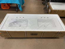 60” Bathroom Vanity Top, White! (BRAND NEW - TOP ONLY - 3 HOLE!)