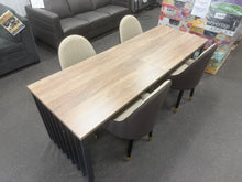 5-PIECE MODERN INDUSTRIAL DINING TABLE & CHAIR SET!! (BRAND NEW & ASSEMBLED!!)