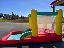 Play Day Jump 'N Away Kids Bouncer with Blower Included! (USED - PRETTY CLEAN!)

-Used, tested and works great, photos shown