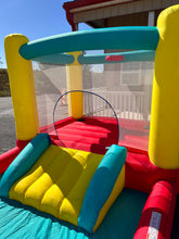 Play Day Jump 'N Away Kids Bouncer with Blower Included! (USED - PRETTY CLEAN!)

-Used, tested and works great, photos shown