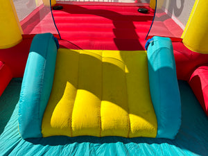Play Day Jump 'N Away Kids Bouncer with Blower Included! (USED - PRETTY CLEAN!)

-Used, tested and works great, photos shown