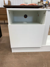 70” Tv Stand W/ 2 Doors, White! (NEW & ASSEMBLED)