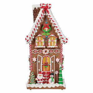 25" Gingerbread House with Lights & Music**New, cracked at bottom still works**
