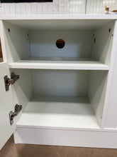 70” Tv Stand W/ 2 Doors, White! (NEW & ASSEMBLED)