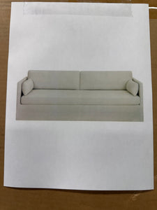 Better Homes & Gardens Waylen Slipcover Sofa, Cream, by Dave & Jenny Marrs! (NEW IN BOX)