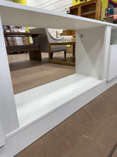 70” Tv Stand W/ 2 Doors, White! (NEW & ASSEMBLED)