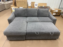 Coddle Convertible Sofa with Reversible Chaise and Storage, Grey! (NEW) - (REVERSIBLE CHAISE OTTOMAN!)
